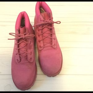 . Pink Timberlands
